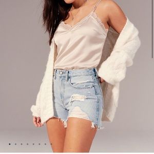 Abercrombie & Fitch curve midrise boyfriend shorts